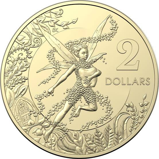 2021 $2 two dollar Tooth Fairy Uncirculated coin on card