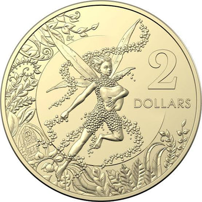 2021 $2 two dollar Tooth Fairy Uncirculated coin on card