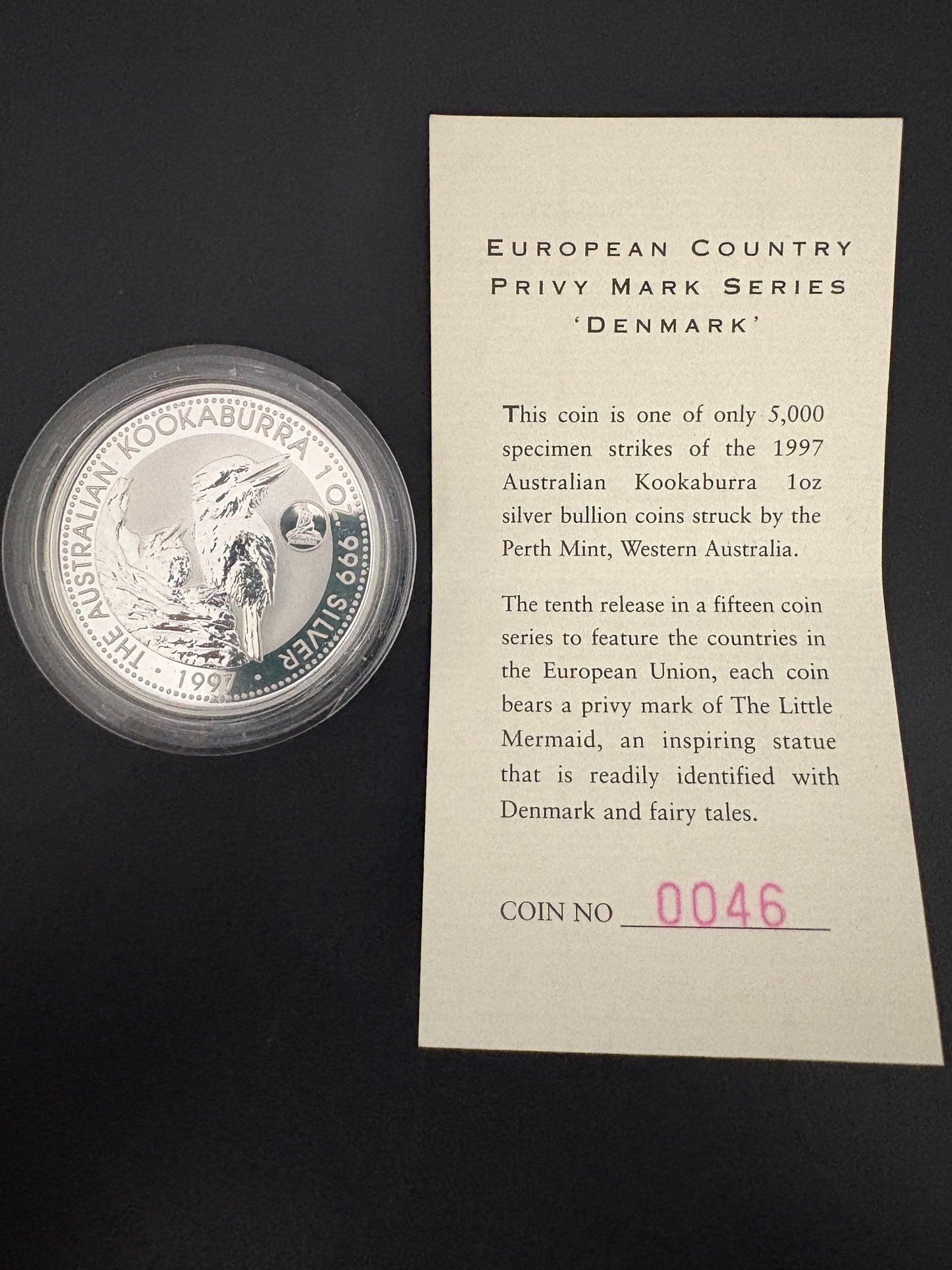 1996-1998 Australia Silver 15-Coin Set – European Country Privy Mark Collection