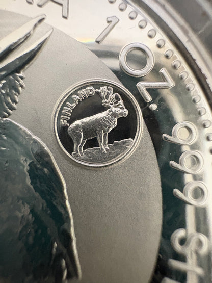 1996-1998 Australia Silver 15-Coin Set – European Country Privy Mark Collection