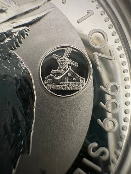 1996-1998 Australia Silver 15-Coin Set – European Country Privy Mark Collection