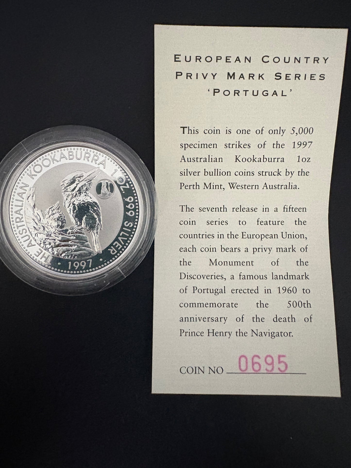 1996-1998 Australia Silver 15-Coin Set – European Country Privy Mark Collection