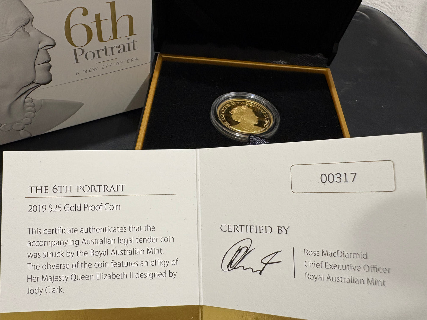 2019 “Double Header” $25 Gold Proof Coin – 1/4oz 99.99% Pure Gold