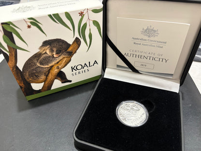 2025 $5 Koala Series – Koala 1oz Fine Silver High Relief Proof Coin