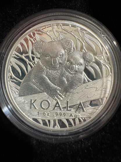 2025 $5 Koala Series – Koala 1oz Fine Silver High Relief Proof Coin