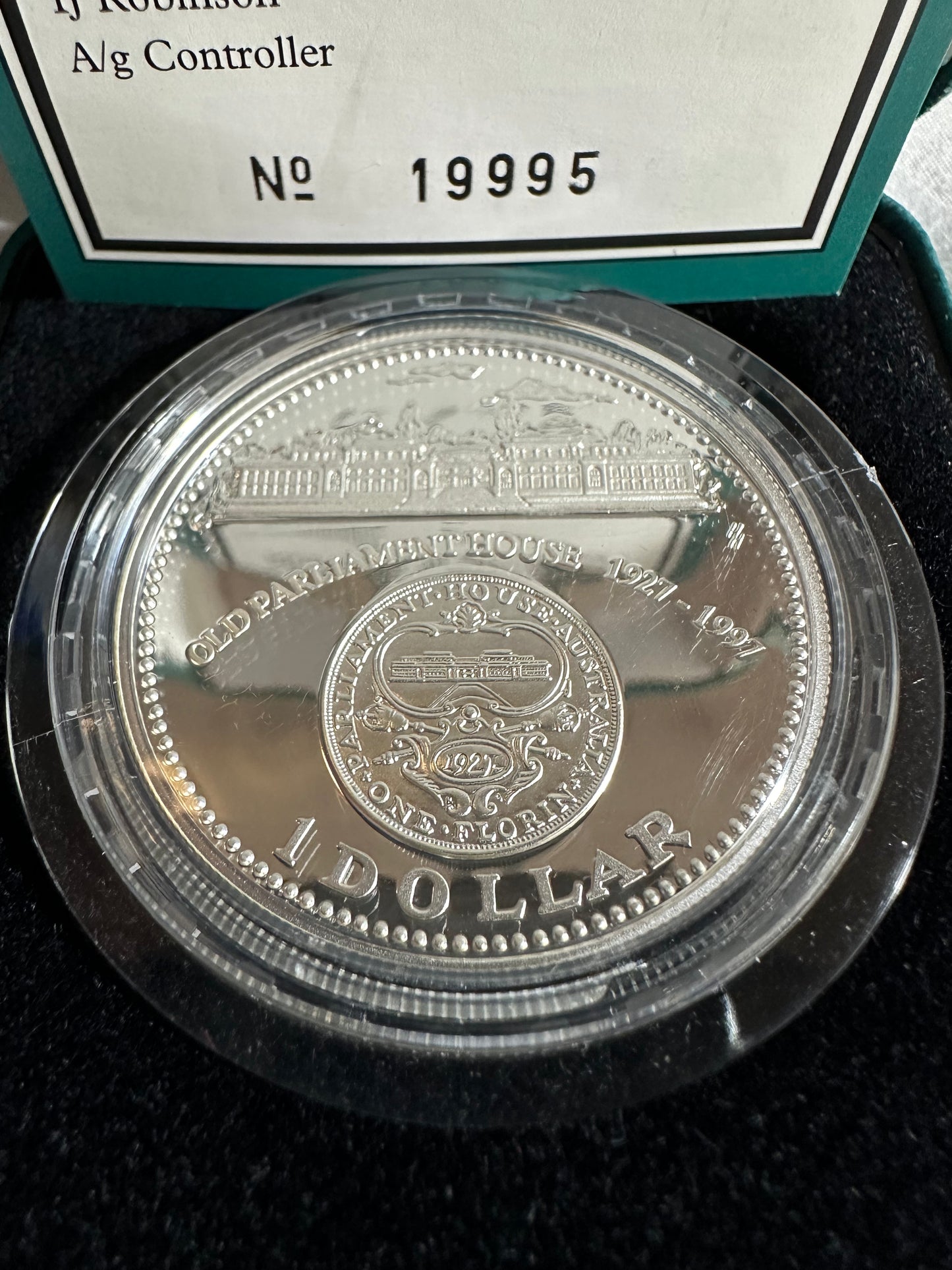 1997 $1 Old Parliament House Silver Proof Coin