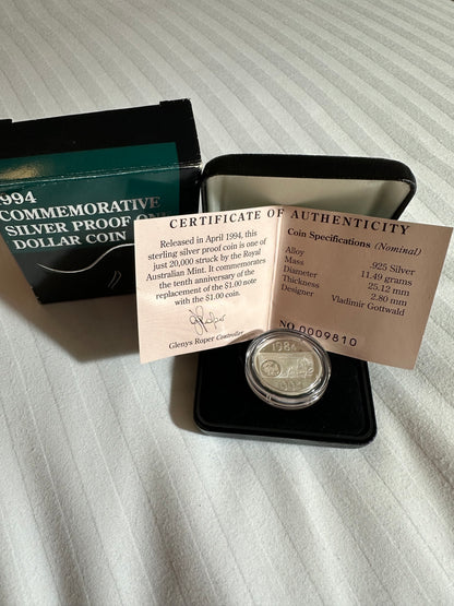 1994 $1 Commemorative Silver Proof Coin