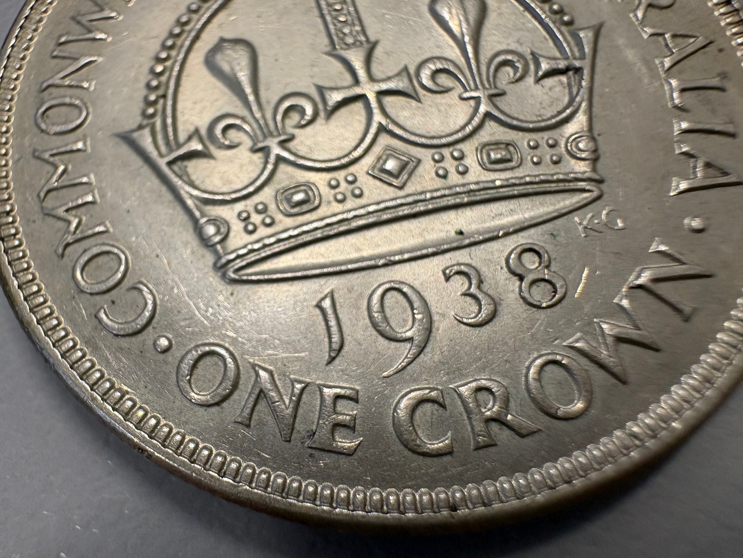 1938 Australian Silver Crown – King George VI