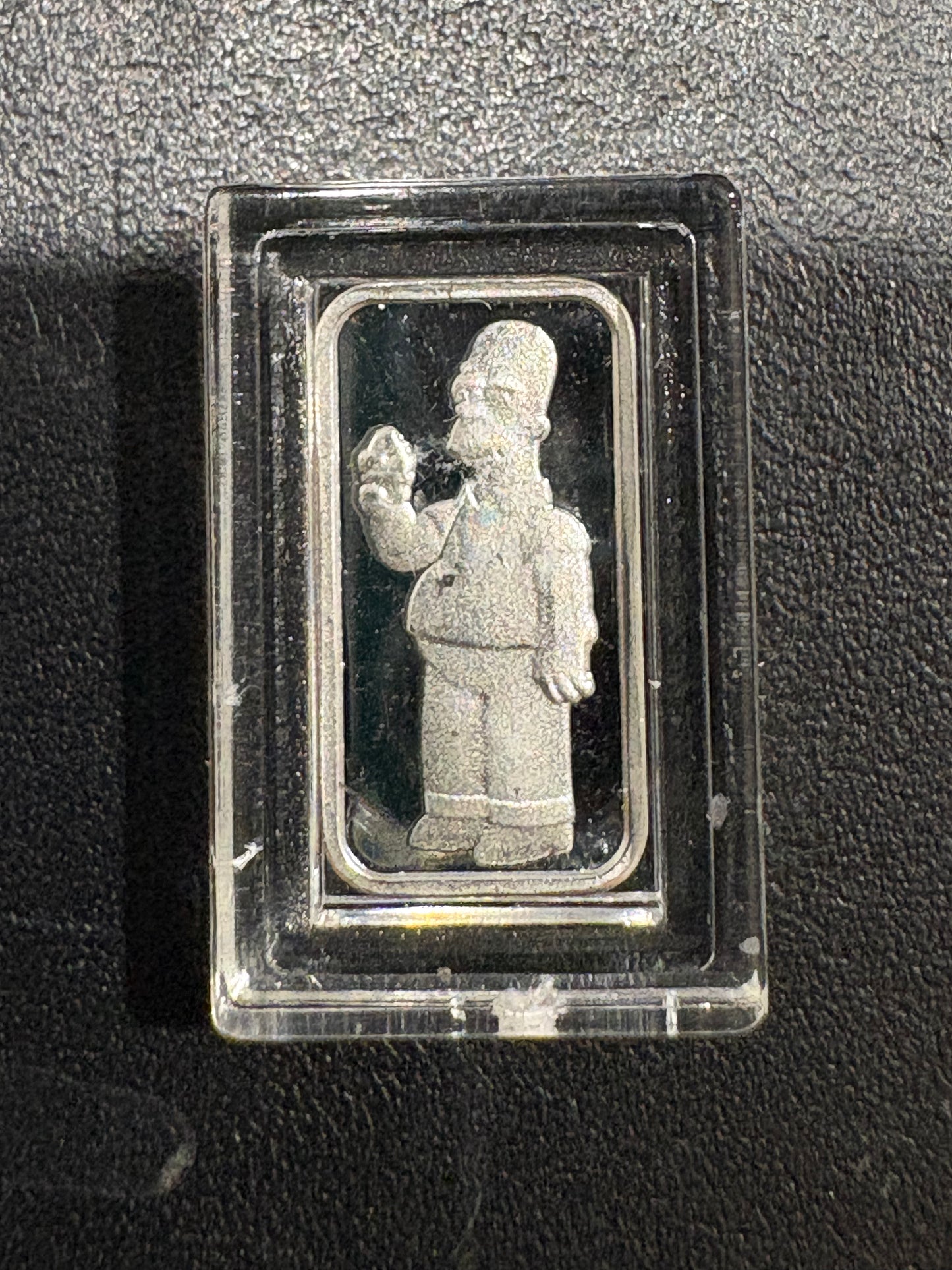 Mini Fractional Silver Bars – 1 Gram .999 Fine Silver (Homer Simpson Design)