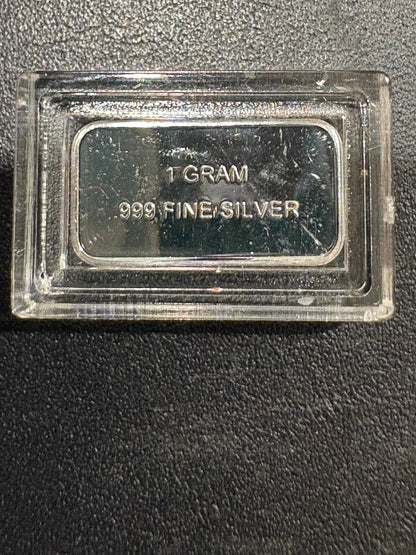 Mini Fractional Silver Bars – 1 Gram .999 Fine Silver (Homer Simpson Design)