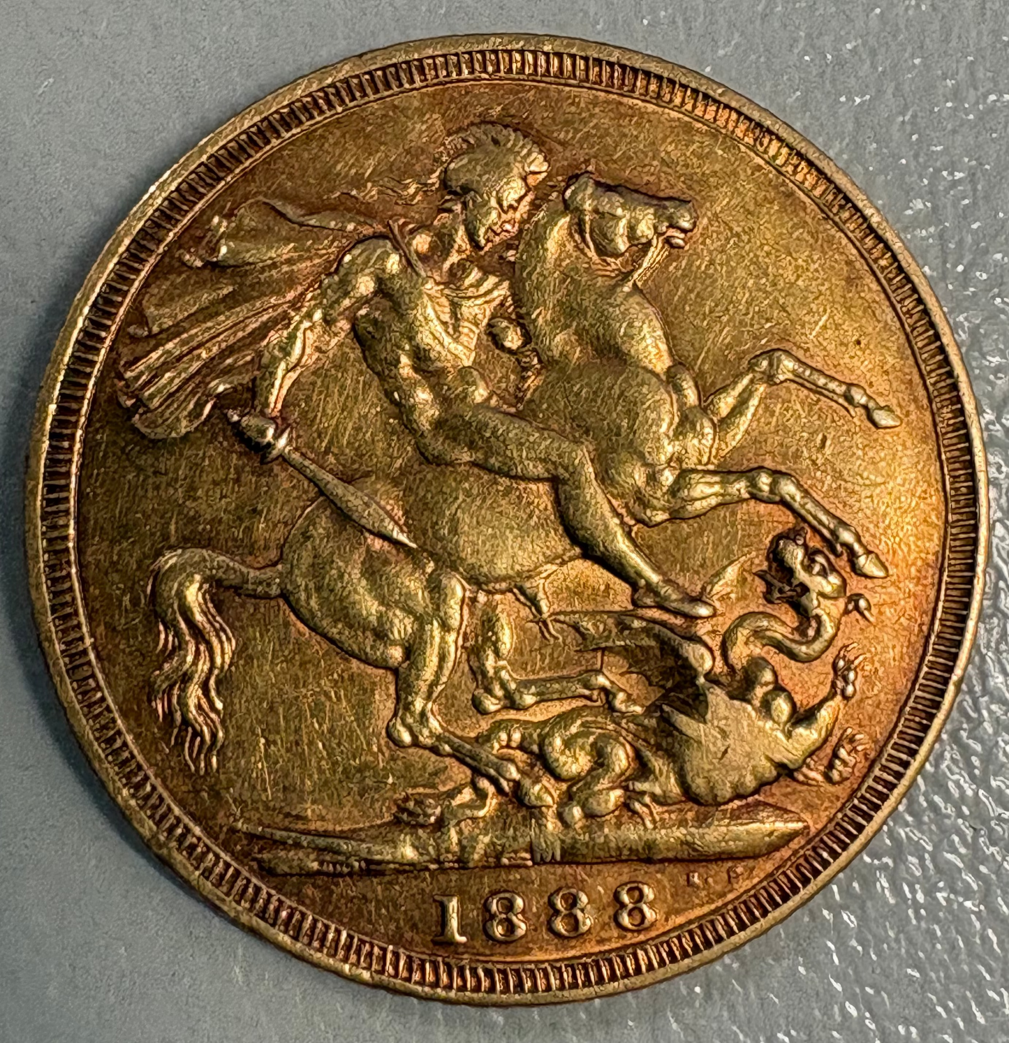 1888-M Gold Sovereign – Melbourne Mint