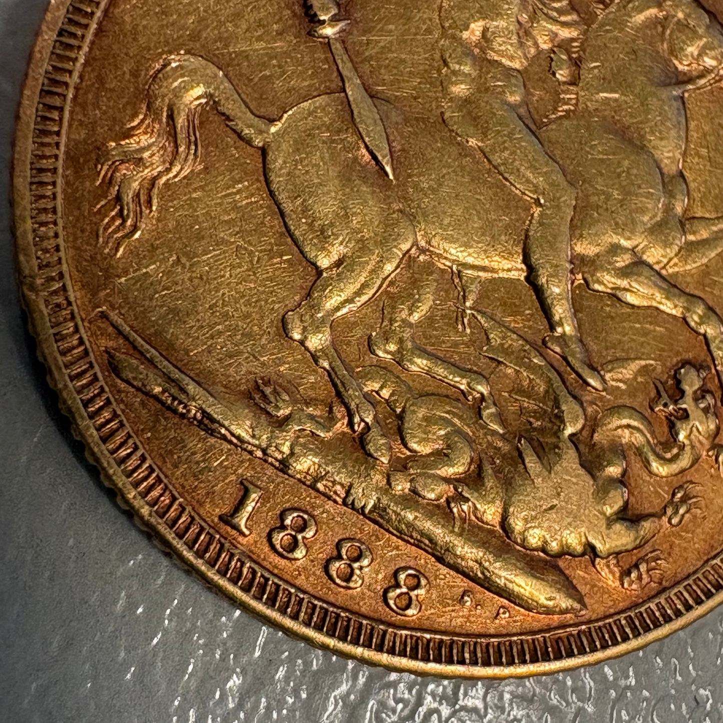 1888-M Gold Sovereign – Melbourne Mint