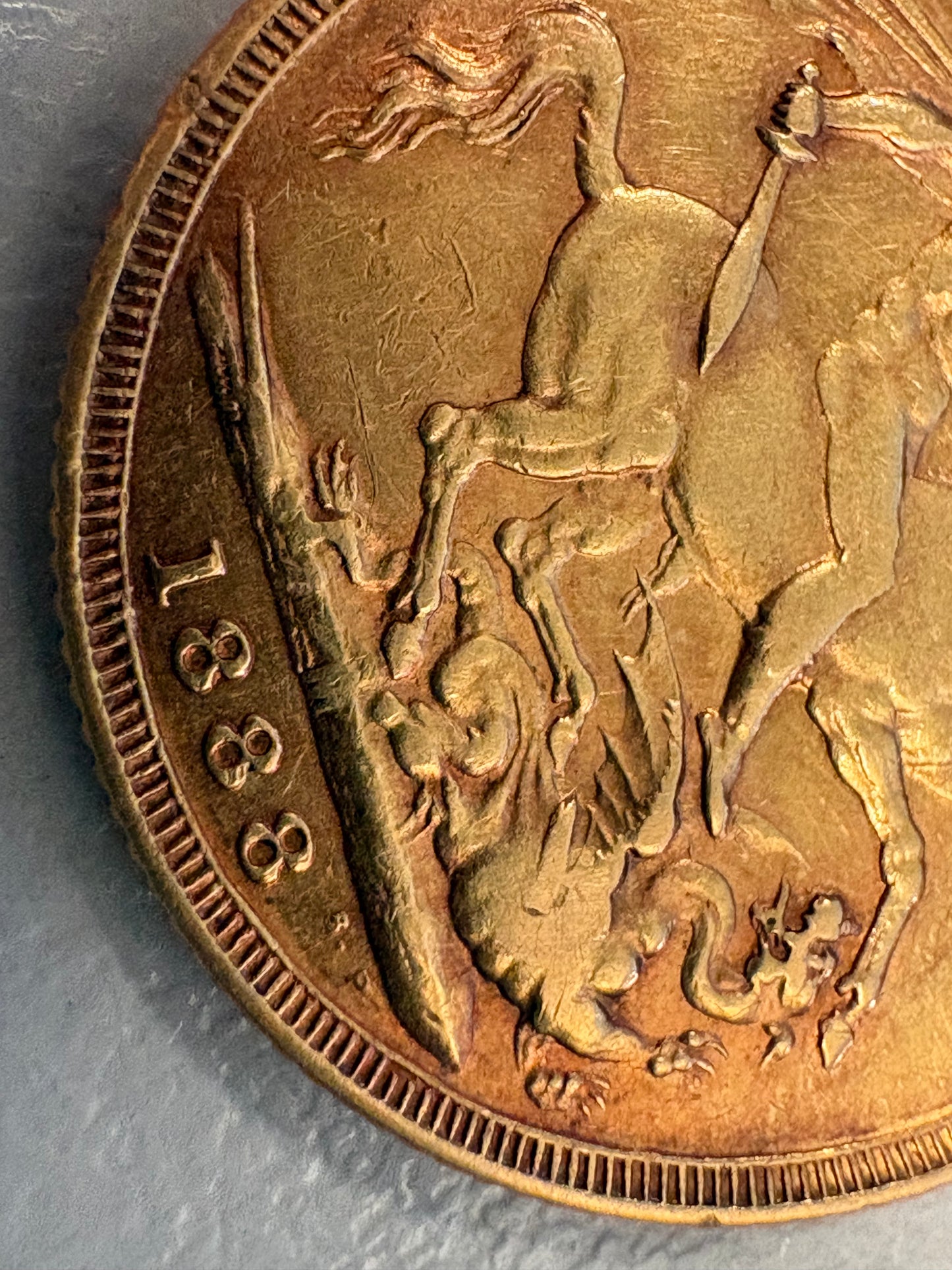 1888-M Gold Sovereign – Melbourne Mint