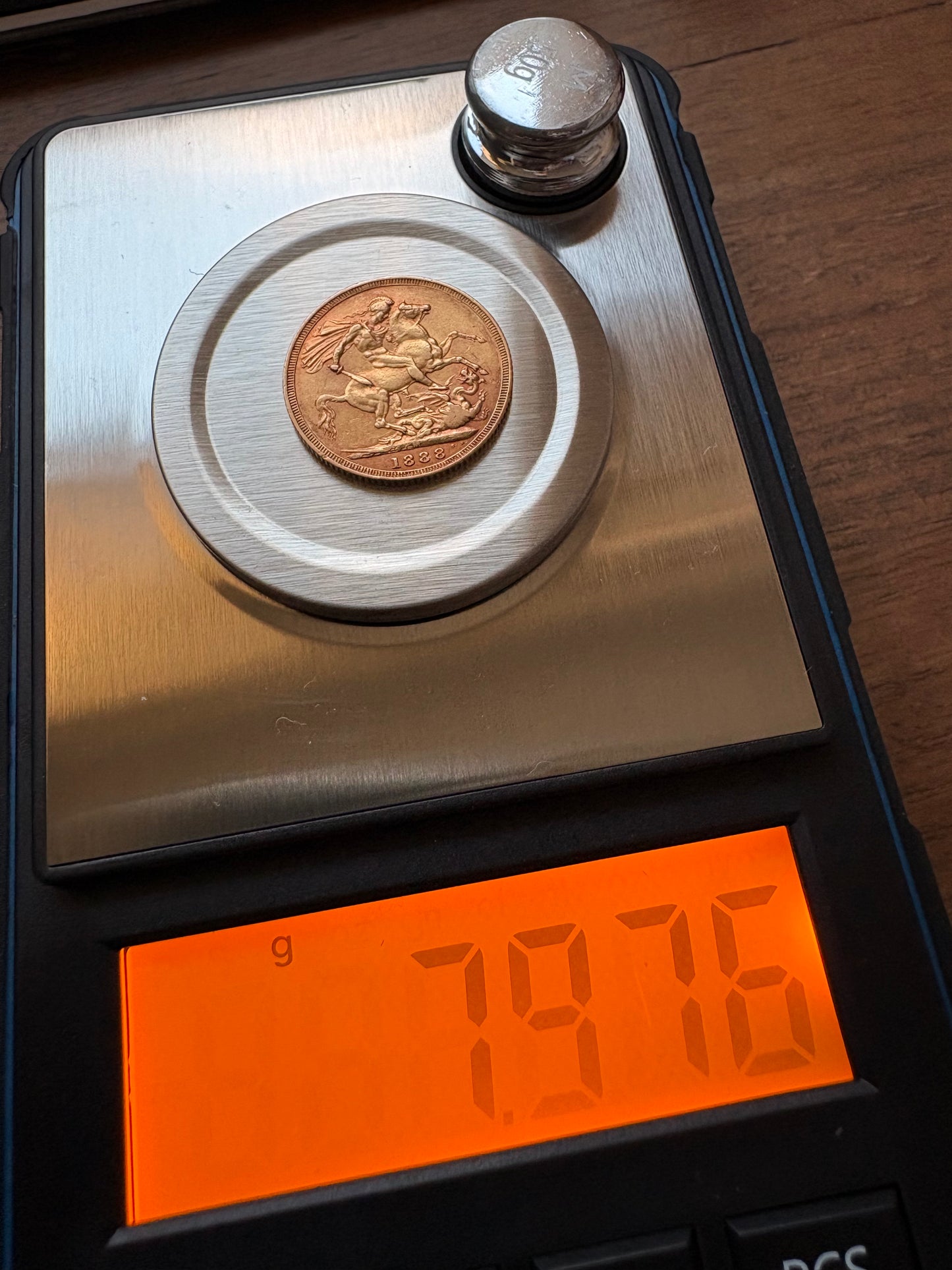 1888-M Gold Sovereign – Melbourne Mint