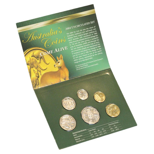 2004 Royal Australian Mint Six Coin Uncirculated Mint Set