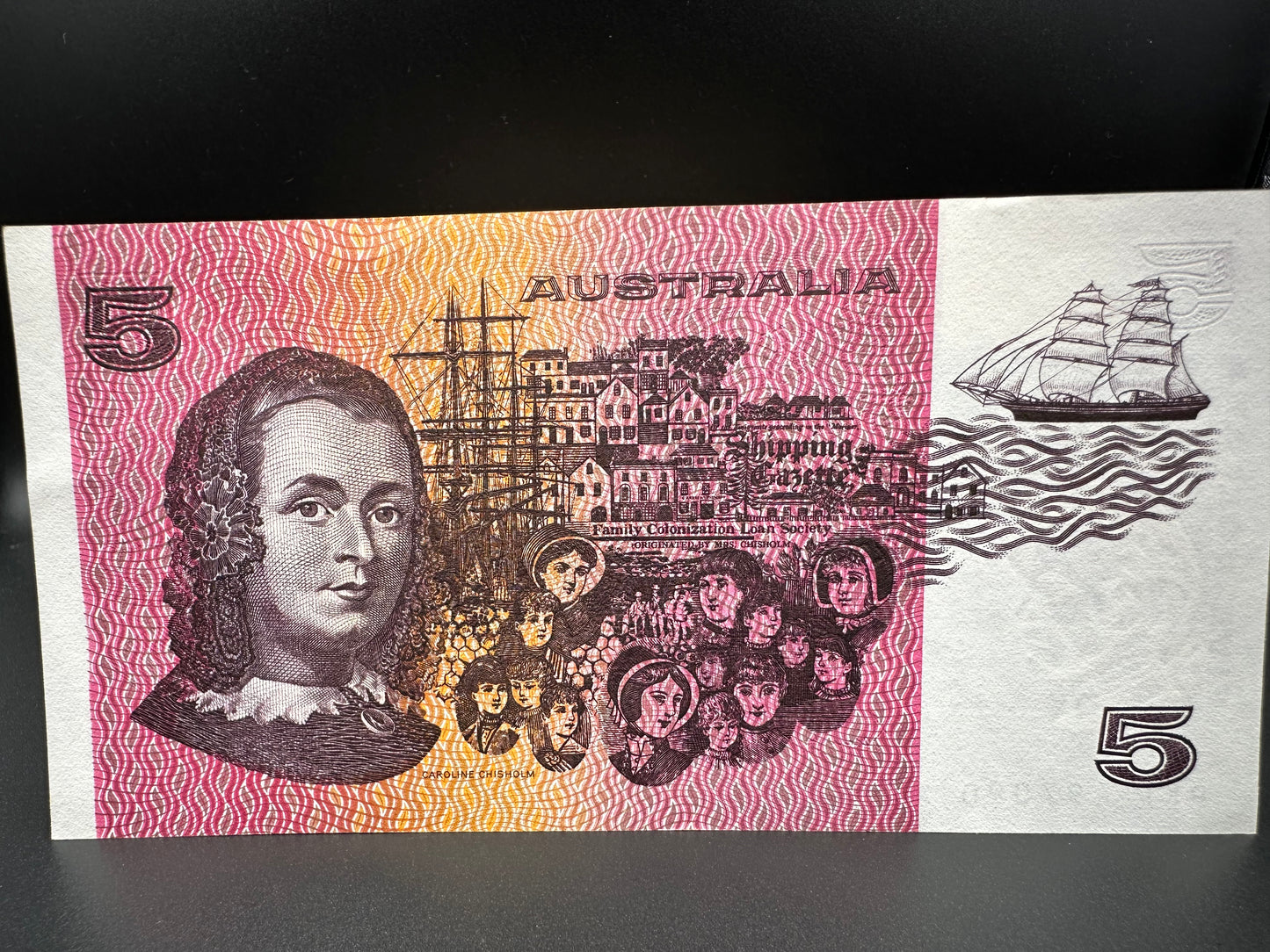 1985 $5 Australia Paper note - General Prefix - Johnston Fraser PKP497090