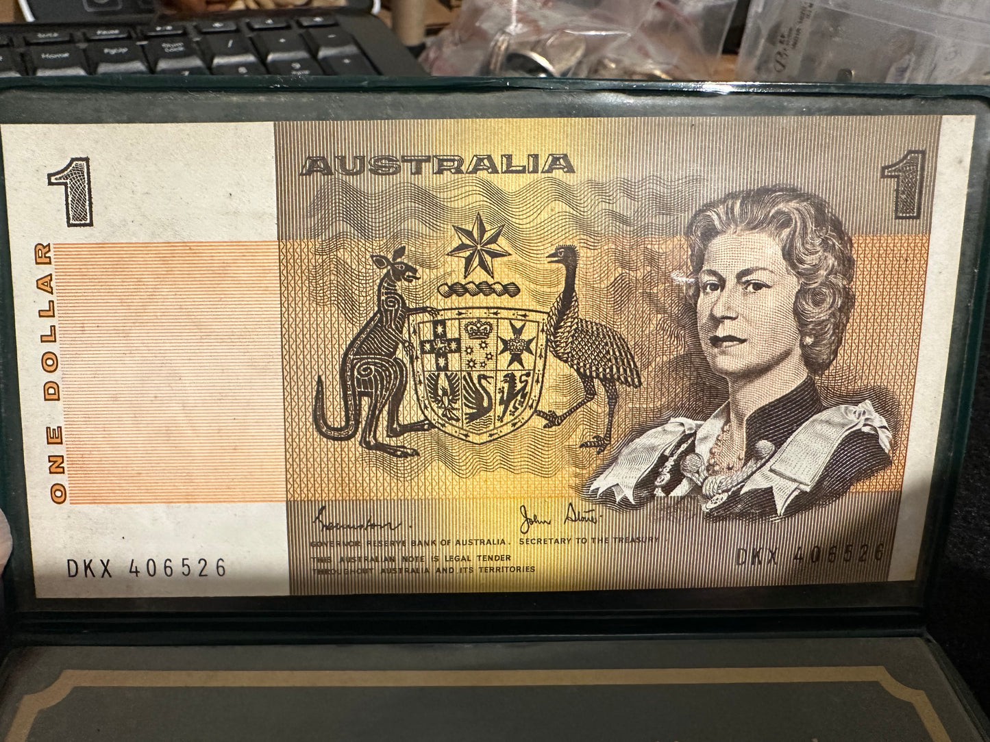 1984 John West Last $1 Note and First $1 Coin Commemorative Cover