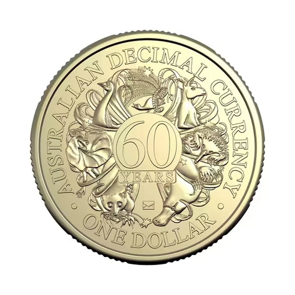 2026 $1 60th Anniversary of Decimal Currency Envelope Privy Mark PNC