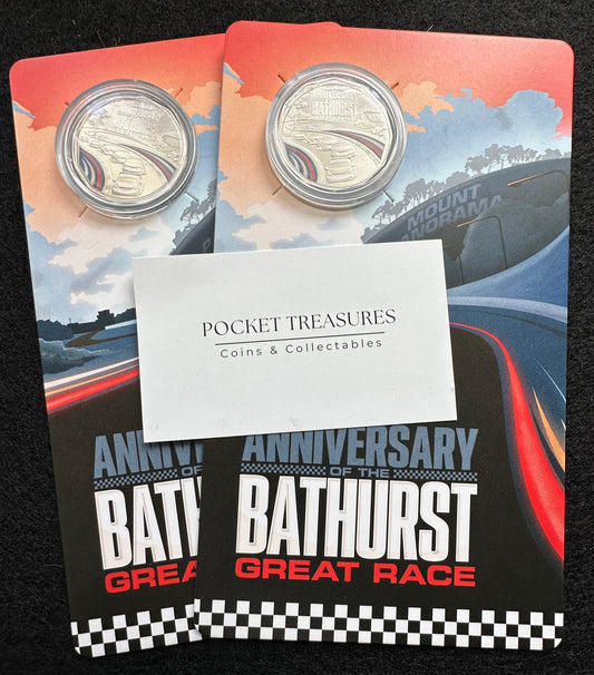 2023 60th Anniversary of the Bathurst Great Race 50c Coloured Uncirculated Coin