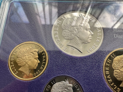 2003 Royal Australian Mint Proof Set - Australia's Volunteers Making a Difference