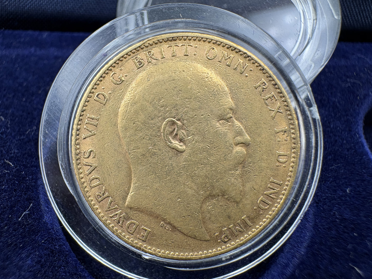 1904 George V Gold Sovereign M, P, & S Trio - Downies and Sherwood