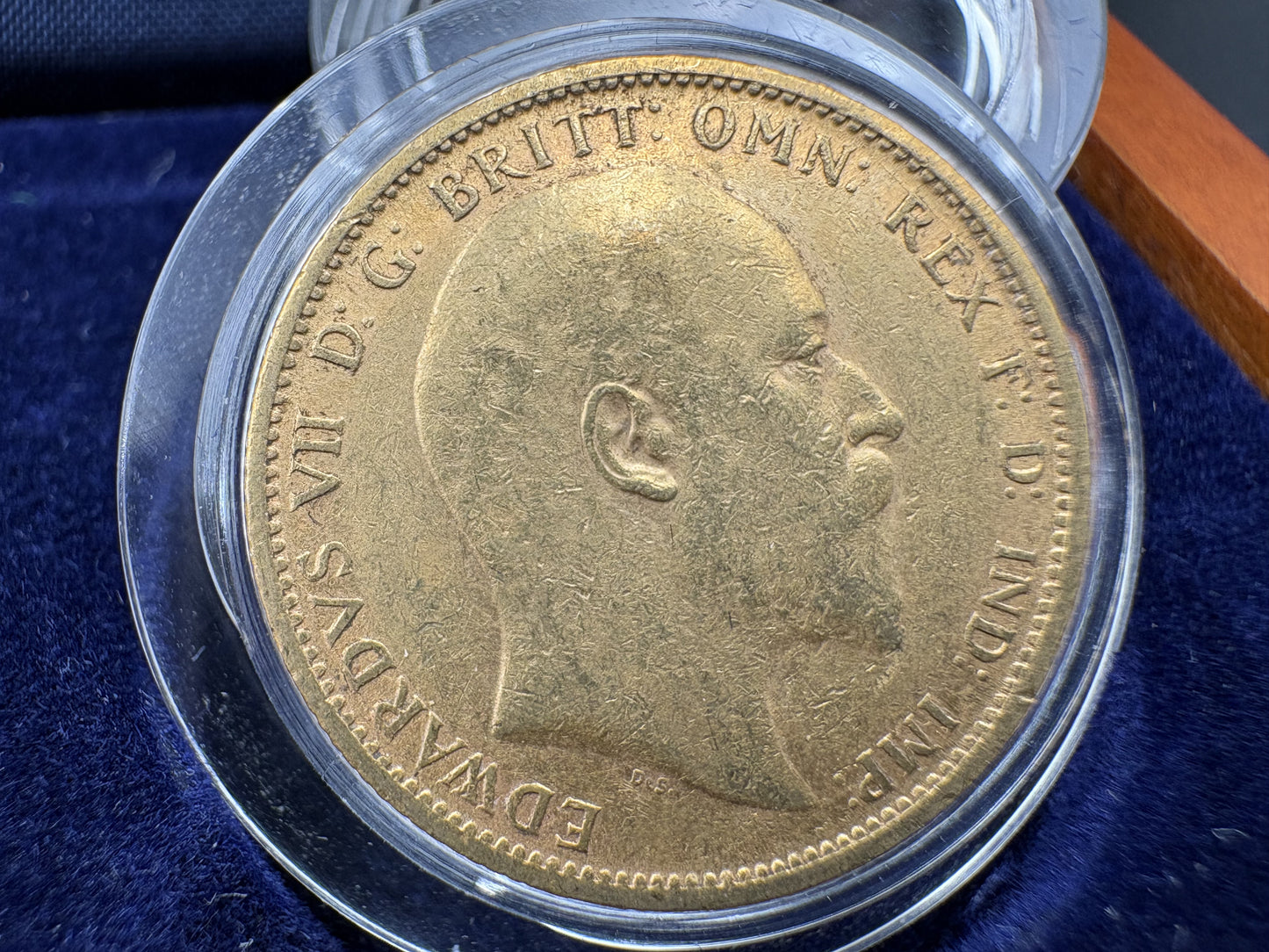 1904 George V Gold Sovereign M, P, & S Trio - Downies and Sherwood