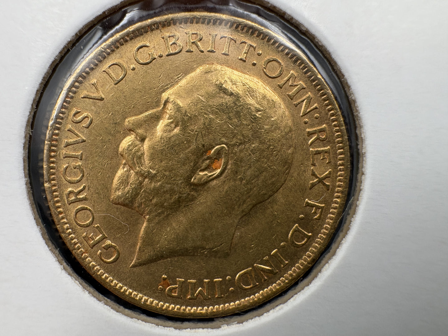 1916 Australian Full Gold Sovereign Sydney Mintmark