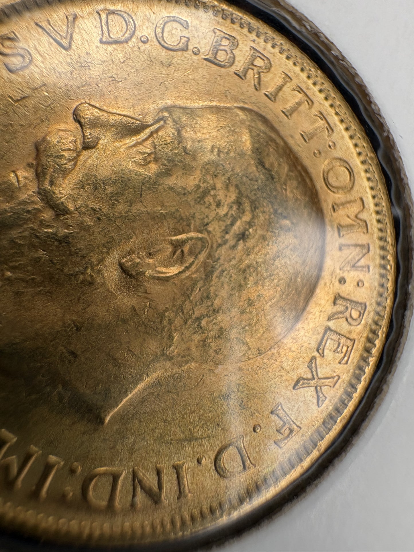 1915 Australian Full Gold Sovereign Melbourne Mintmark