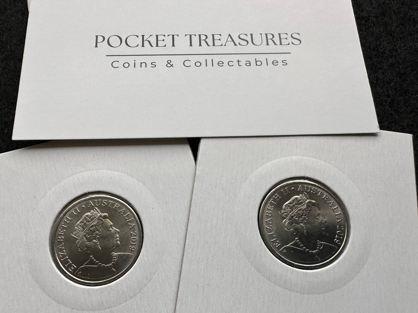 2019 Australian 5 Cent Coin JC Jody Clark Low mintage uncirculated from mint bag