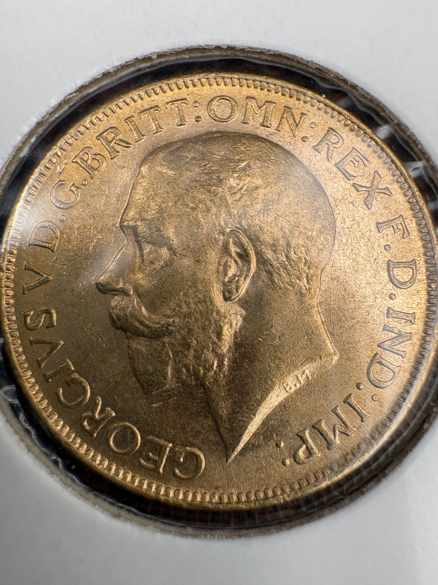 1918 Australian Full Gold Sovereign Perth Mintmark