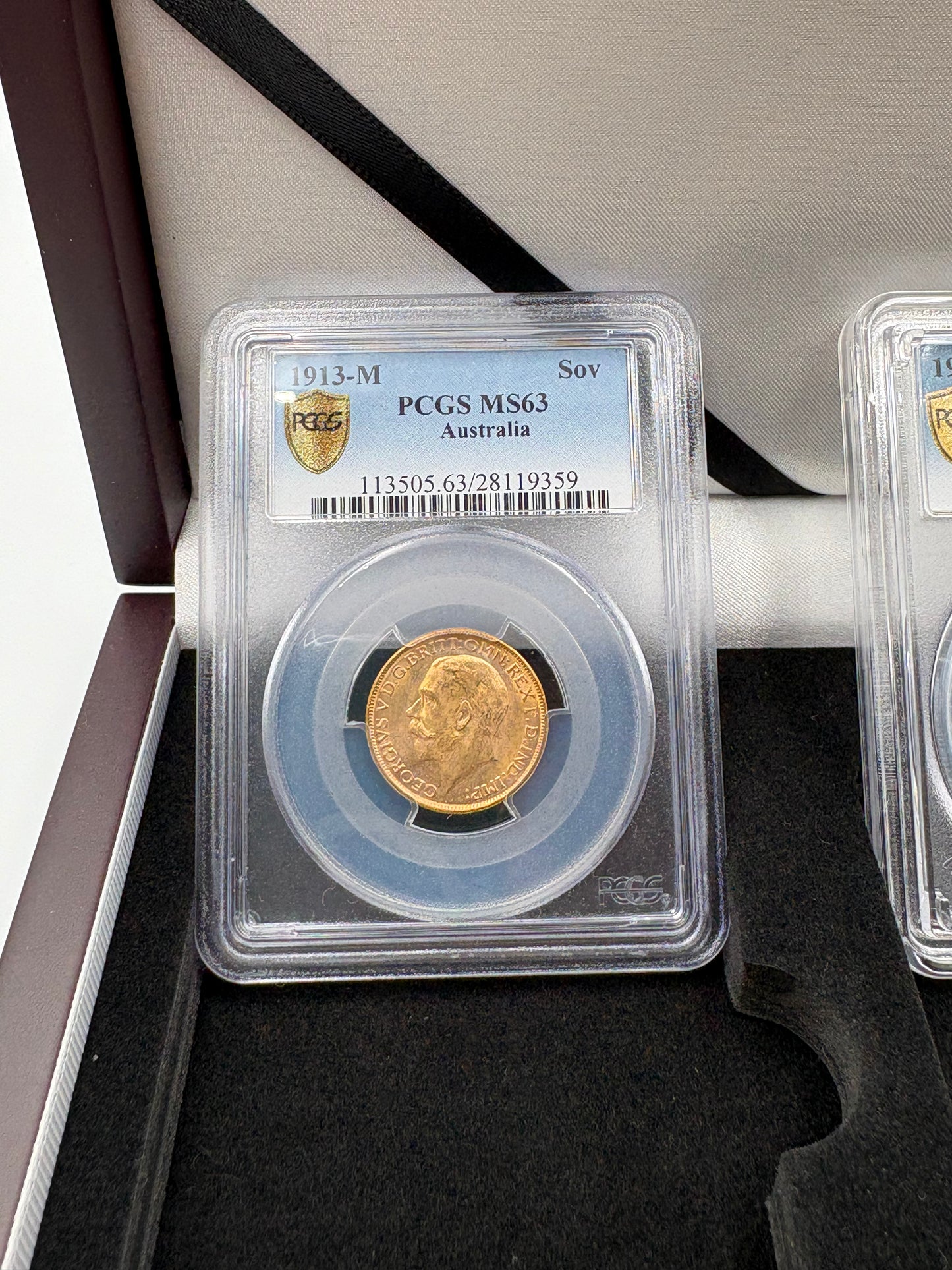 1913 Australian Gold Sovereign Trio – Perth, Melbourne and Sydney Mintmarks