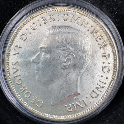 1940 Australian Florin - 92.5% Silver Pre-Decimal Coin