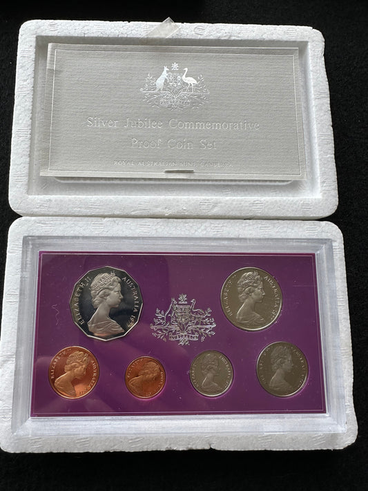 1977 Royal Australian Mint 6 coin Proof Set - Jubilee