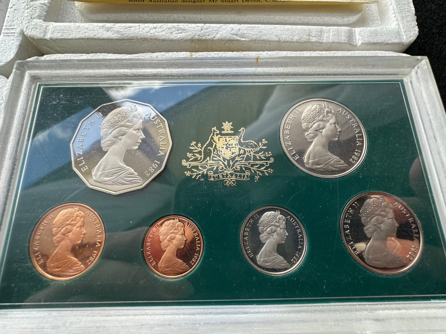 1982 Royal Australian Mint 6 coin Proof Set