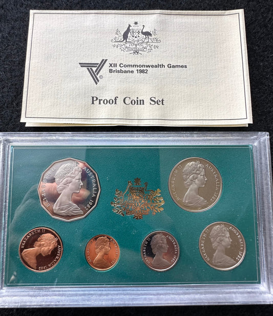 1982 Australian 6 coin Proof Set - no foam case