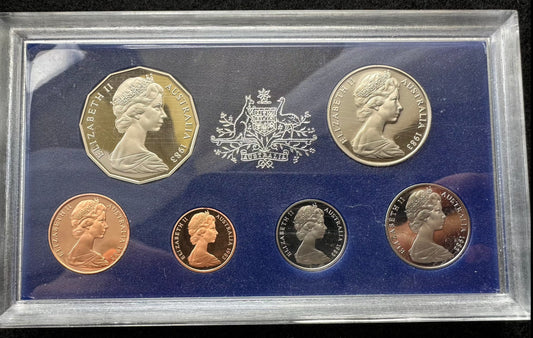 1983 Australian 6 coin Proof Set no foam case / no certificate