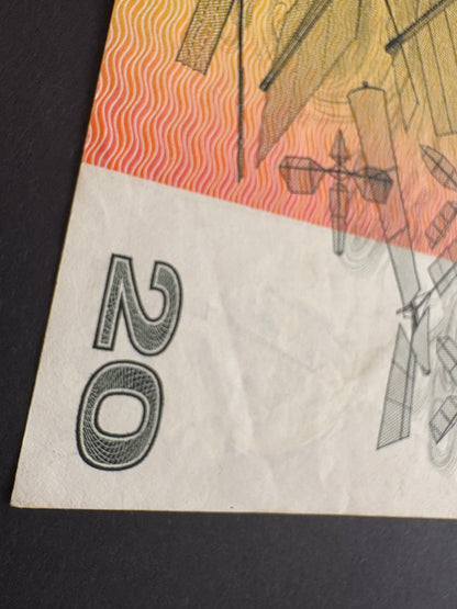 1966 $20 Australia Paper Banknote - Coombs Wilson XAF 005176