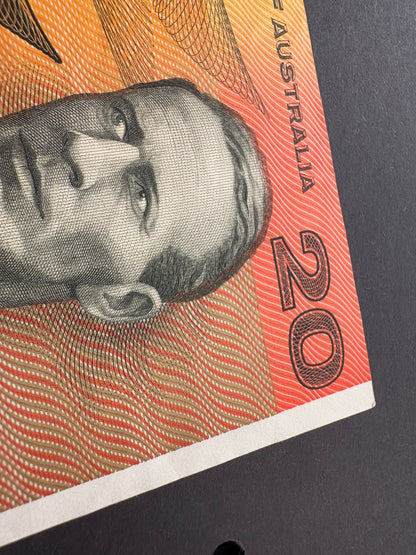 1966 $20 Australia Paper Banknote - Coombs Wilson XAF 005176