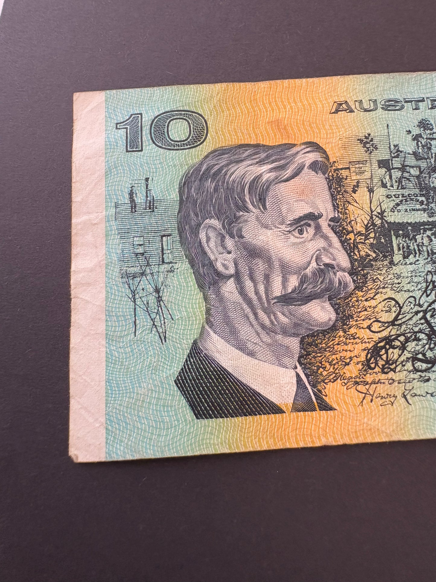 1985 $10 Australia Paper Banknote - Johston Fraser UTT 336225