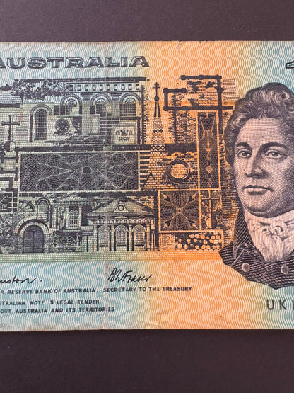 1985 $10 Australia Paper Banknote - Johnston Fraser UKH 928400