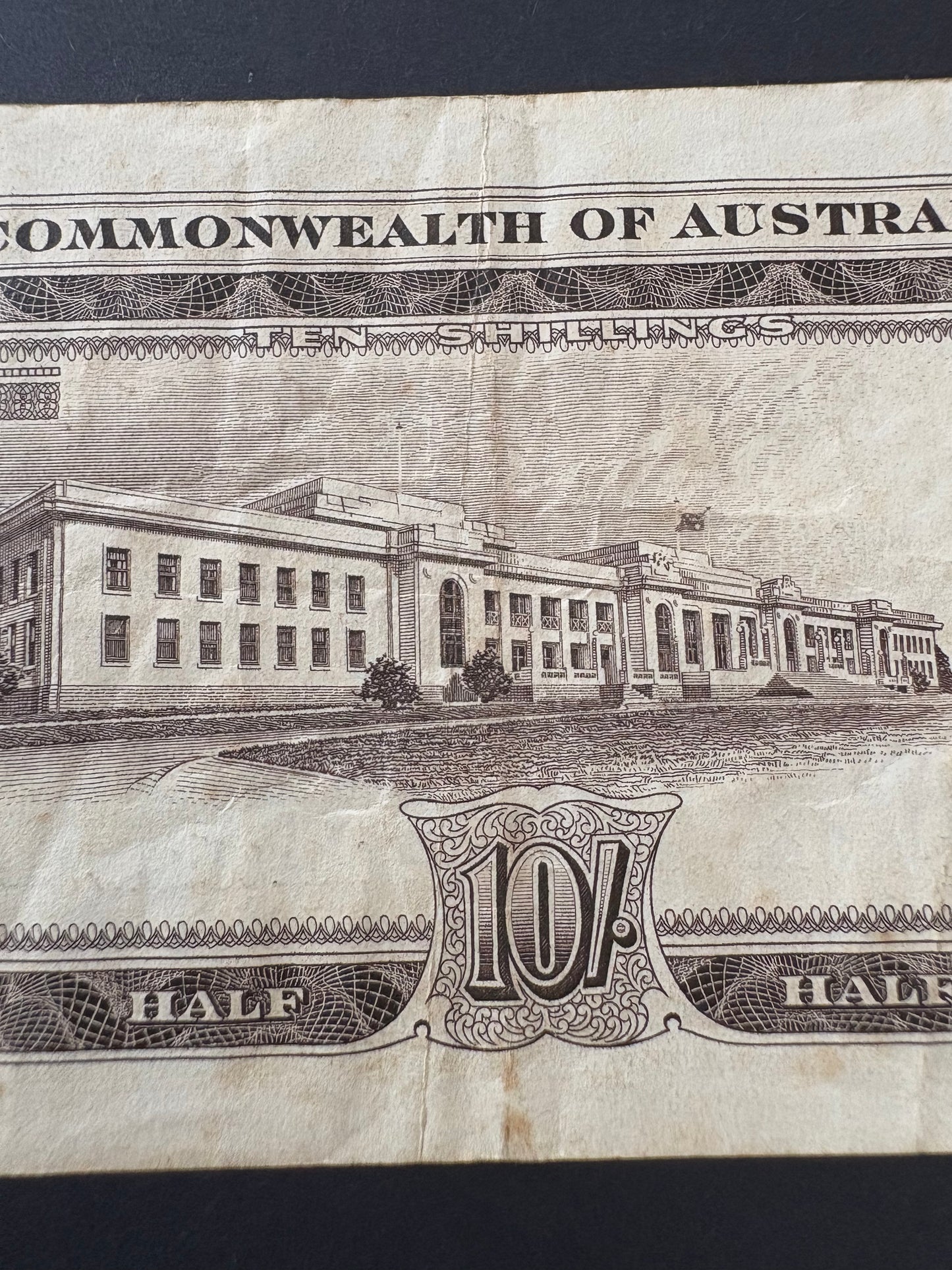 1954 Australian Ten Shillings Note - Coombs / Wilson - AC45 973514