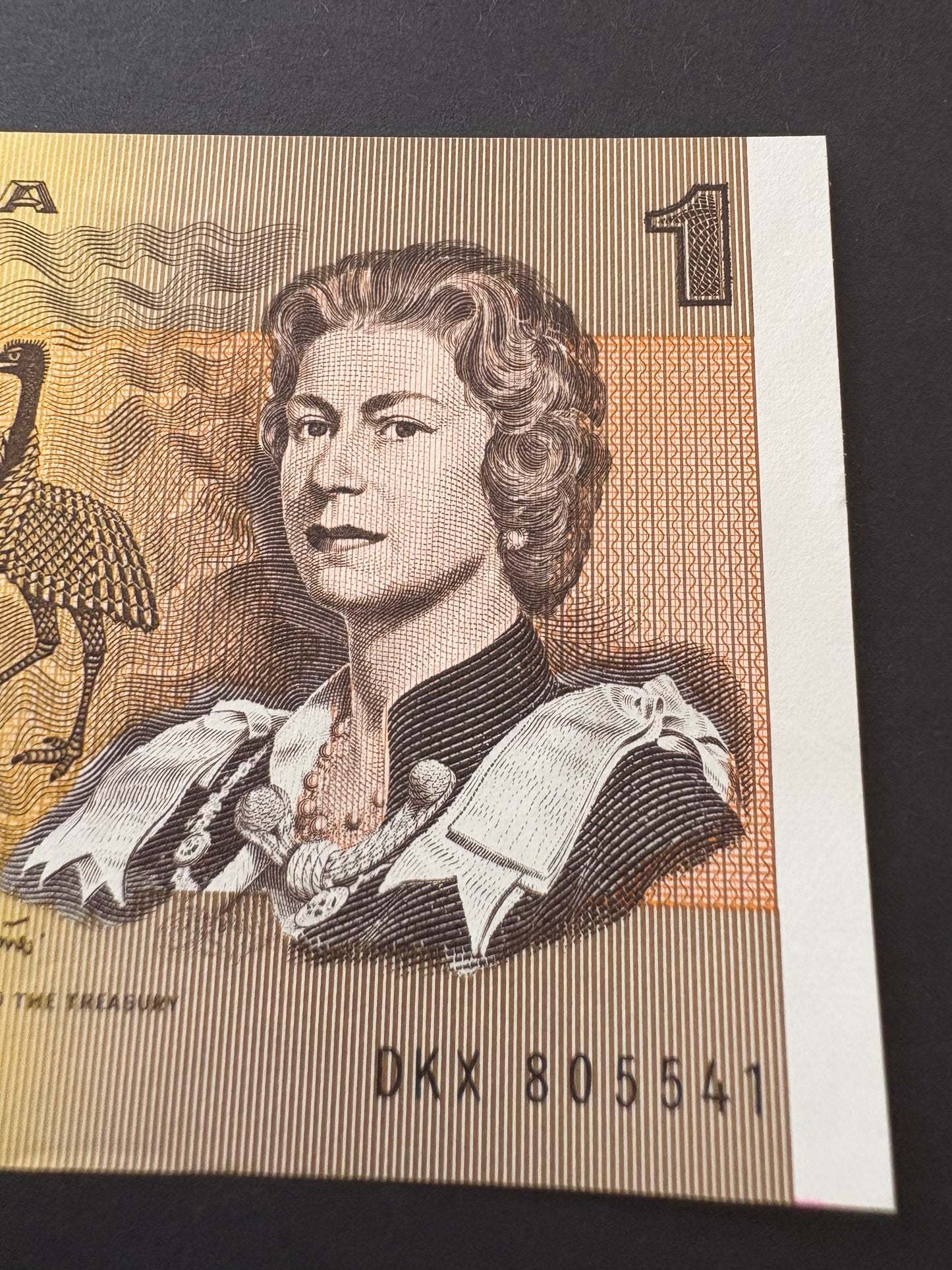 1982 $1 Australia Paper Banknote - Johnston Stone - DKX 805541