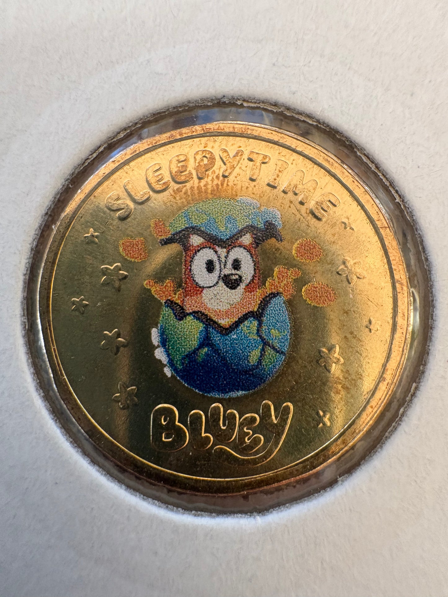 2026 Full Bluey $2 Coin Collection Folder & Tube includes the Coloured Sleepytime coin