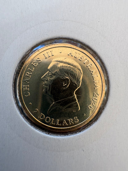 2026 Full Bluey $2 Coin Collection Folder & Tube includes the Coloured Sleepytime coin