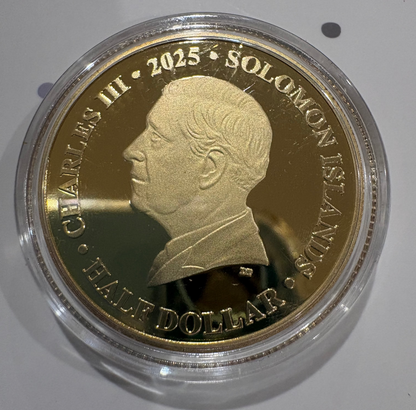 2025 Disney Winnie the Pooh Gold-Plated Coloured Coin – Adventures in the 100 Acre Wood