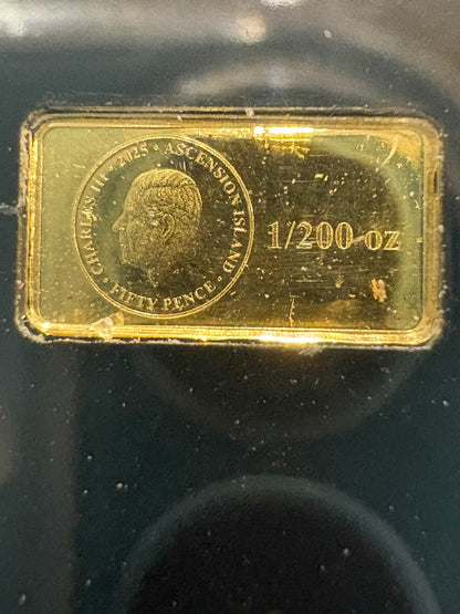 2025 Legends of Gold American Eagle 1/200oz .9999 Solid Gold Bar