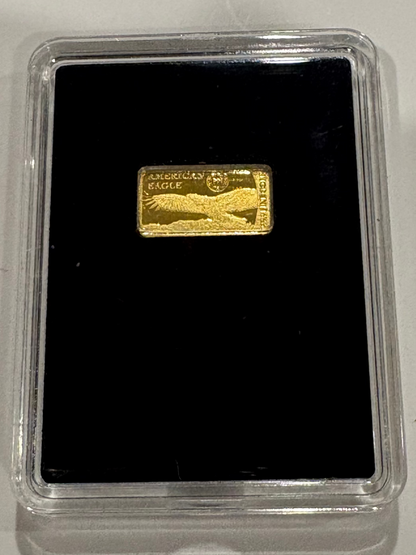 2025 Legends of Gold American Eagle 1/200oz .9999 Solid Gold Bar