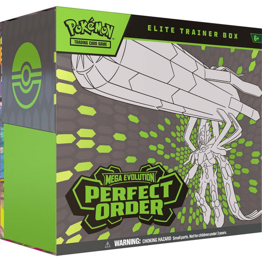 COMING SOON Pokémon TCG: Mega Evolutions Perfect Order Elite Trainer Box