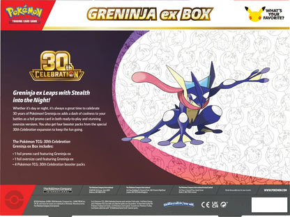 Pokémon TCG: 30th Celebration Greninja ex Box – 30th Anniversary