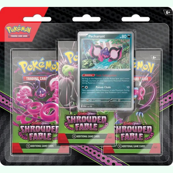 Pokémon TCG: Scarlet & Violet — Shrouded Fable 3-Pack Blister